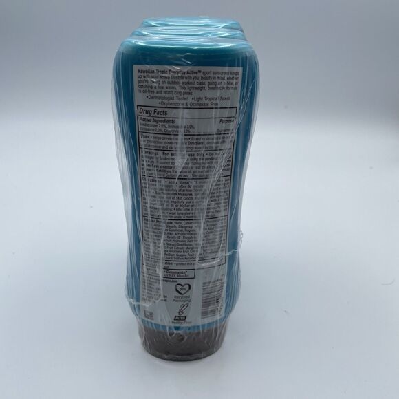 Lot Of 3 Hawaiian Tropic Island Active SPF 30 ultra light Tropical 8oz New READ - Picture 4 of 7